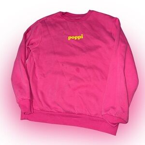 Pink TargetXPoppi womans crewneck
